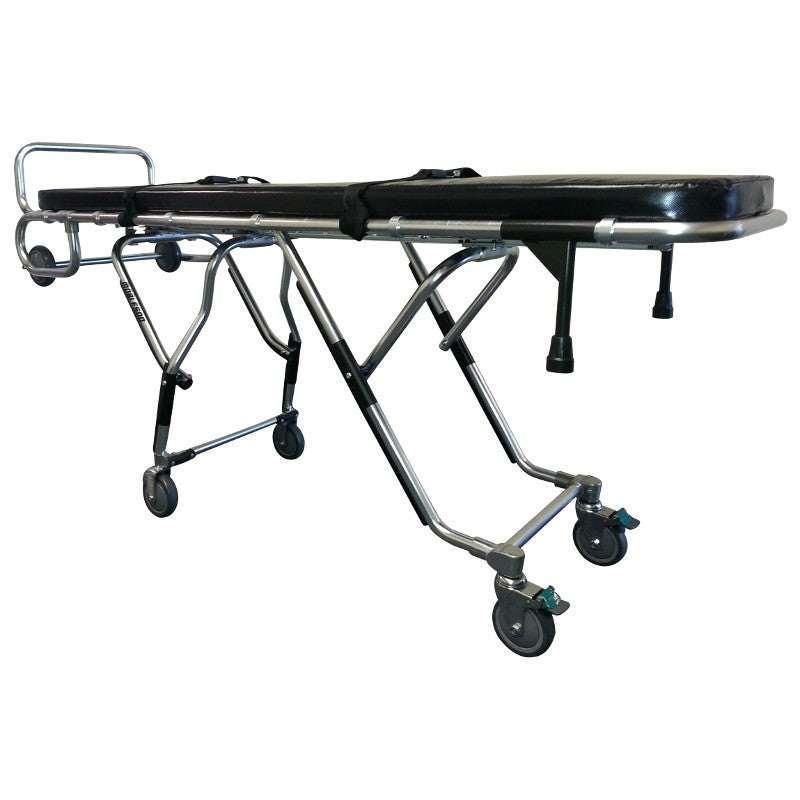 Budget-friendly mortuary stretcher, 550lb first call cot, reinforced legs cadaver trolley, heat-sealed mattress medical stretcher, funeral service supplies.