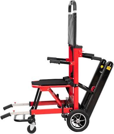 MS--EZSTWC stair chair operating as a power wheelchair on level ground