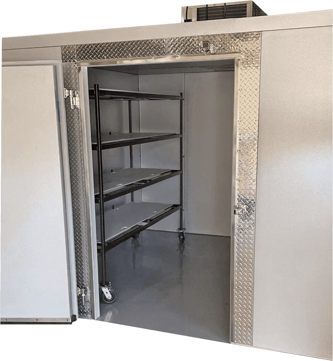 Affordable Mortuary Cooler: 10x10 Walk-In, American-Made