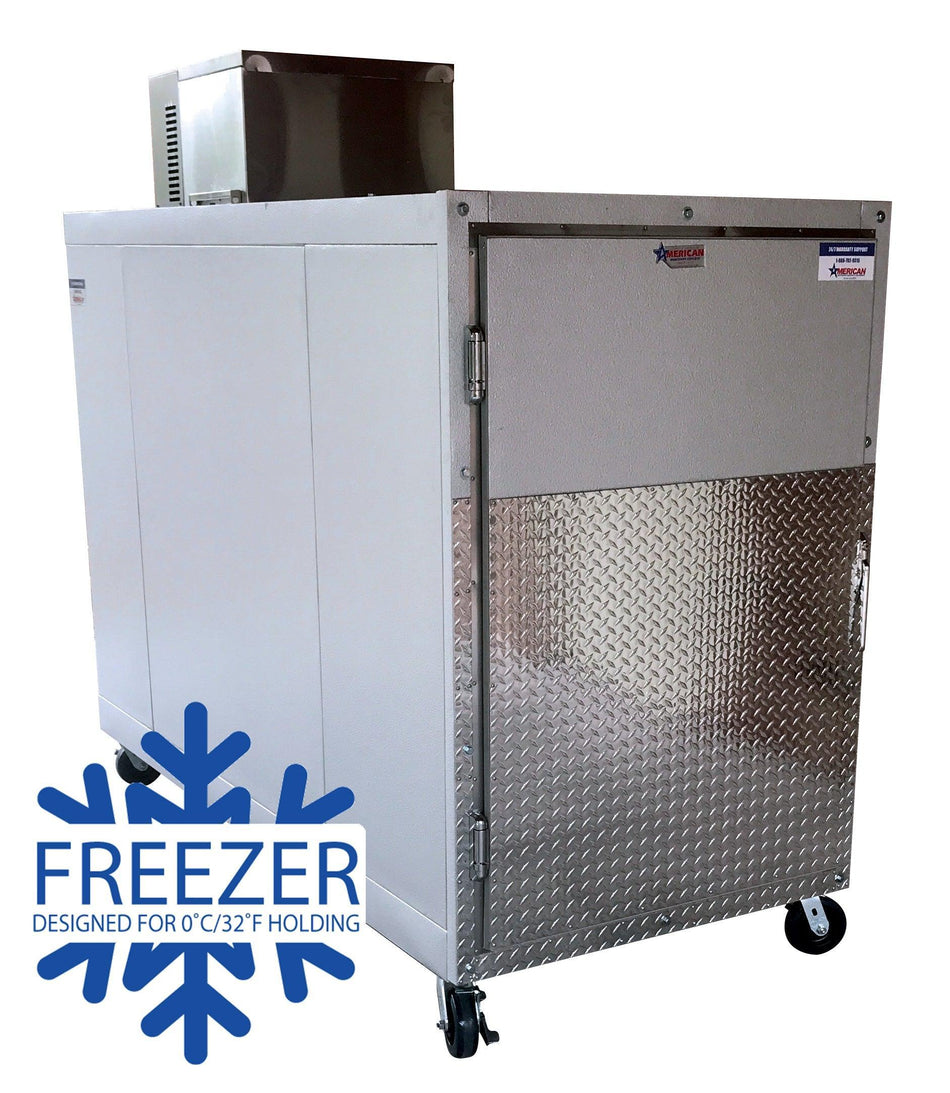 3 Body Oversized Mortuary Freezer - AMC Model #3BX-F - American Mortuary Coolers Powered by Funeral Source One Supply Company 