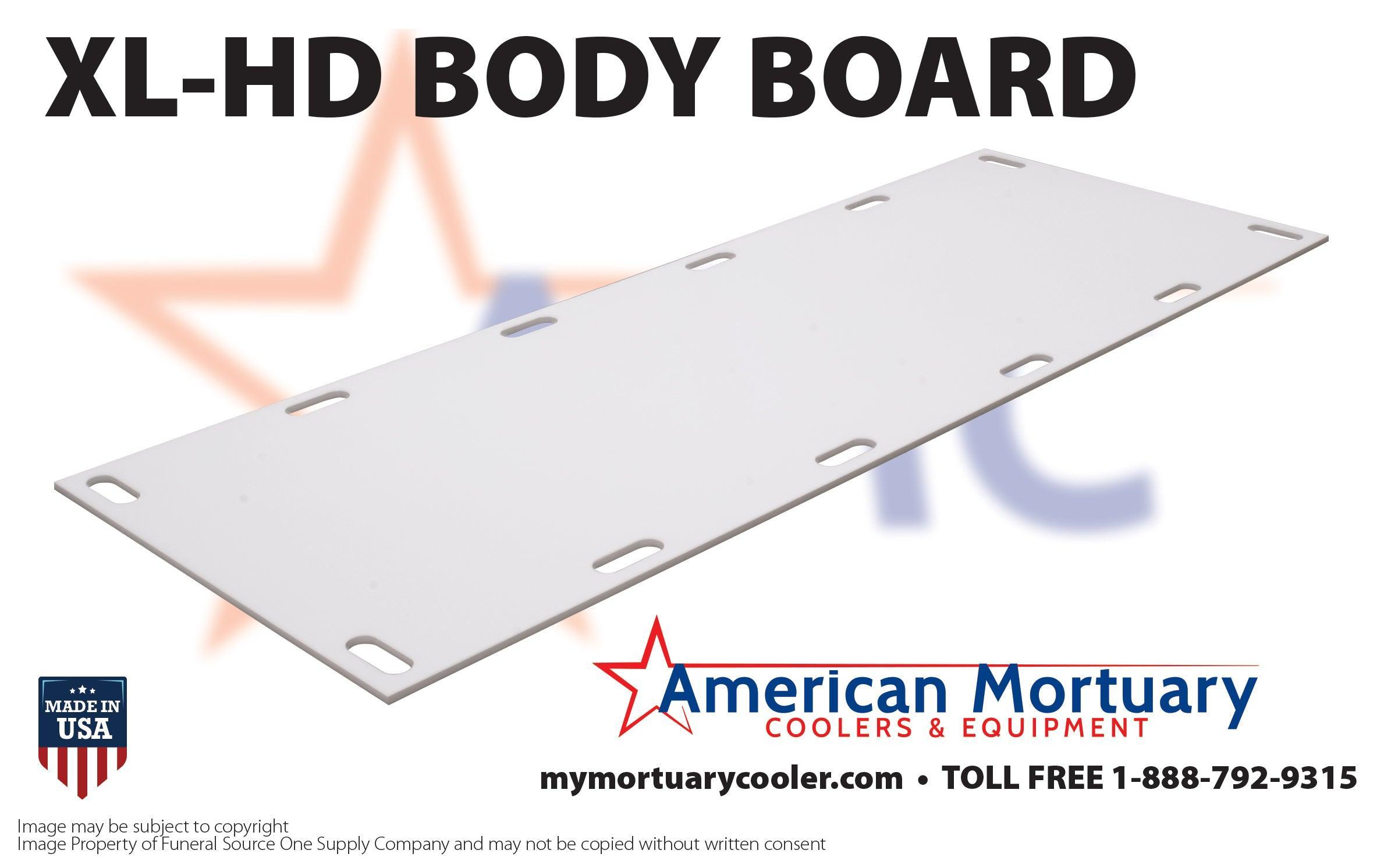 High-Impact XL Mortuary Board: Oversized for Efficient Body Handling & Storage